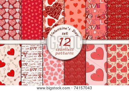 valentine's day seamless pattern