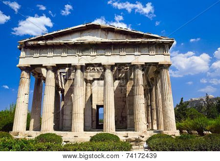 Ancient Agora at Athens, Greece - travel background