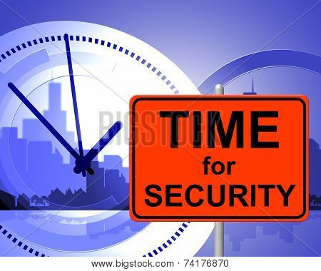 Time For Security Represents At Present And Currently