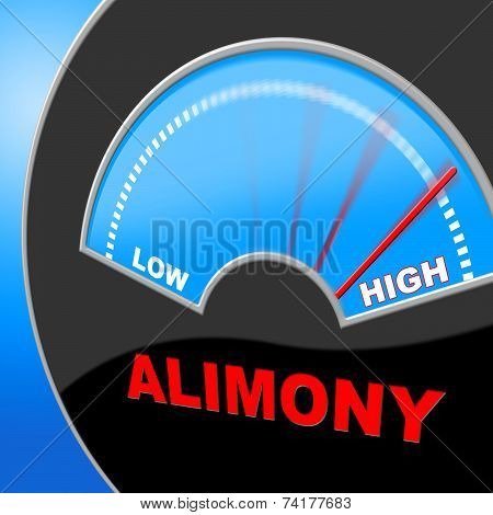 Alimony High Shows Over The Odds And Divorce