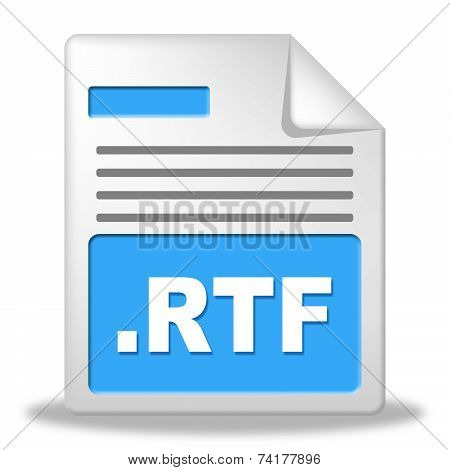 Rtf File Indicates Organized Archiving And Correspondence