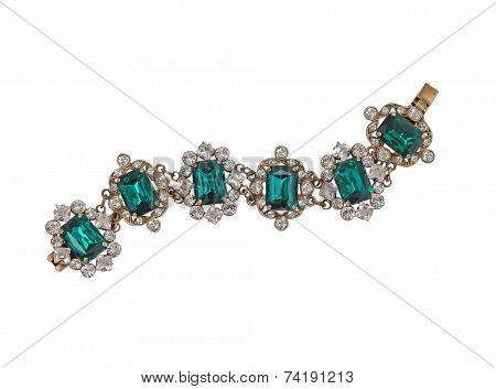 fashion bracelet isolated on white