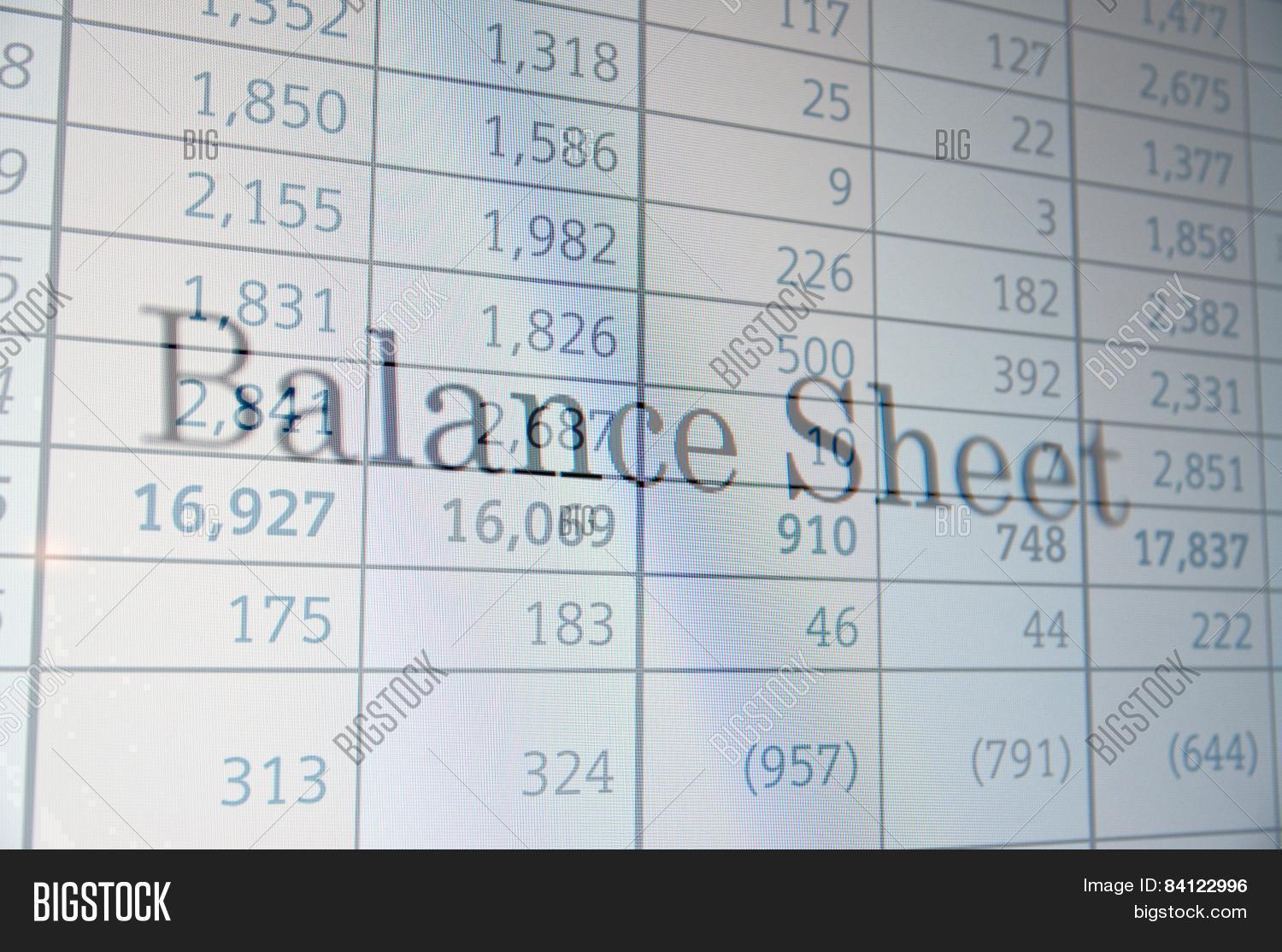 Balance Sheet Image & Photo (Free Trial) | Bigstock