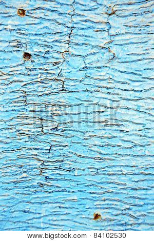 Dirty  Paint In The Blue Wood  Rusty Nail
