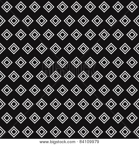 Seamless black and white pattern