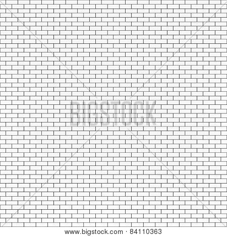 Seamless Background Of White Brick Masonry