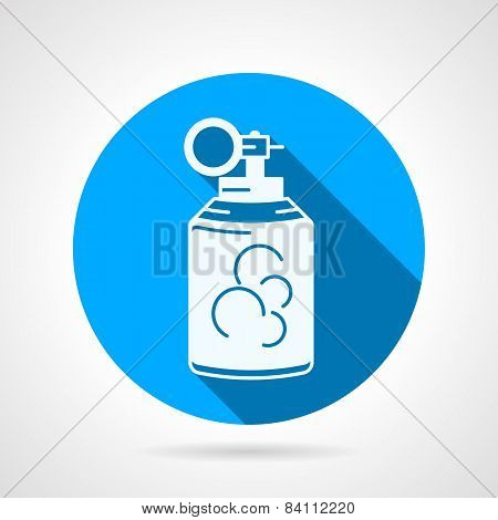 Round vector icon for grenade