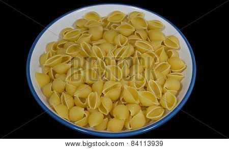 Conchiglie Pasta in a Bowl