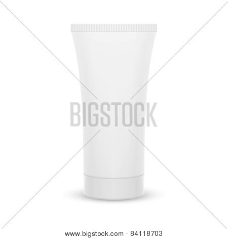 The plastic tube.
