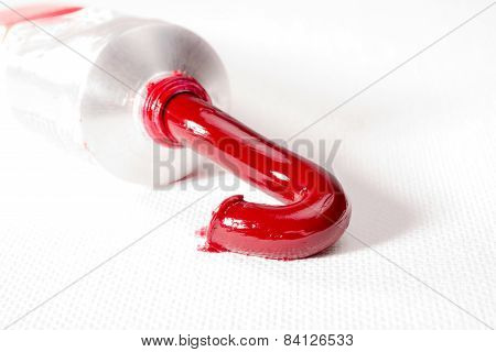 Permanent Alizarin Crimson Oil Paint