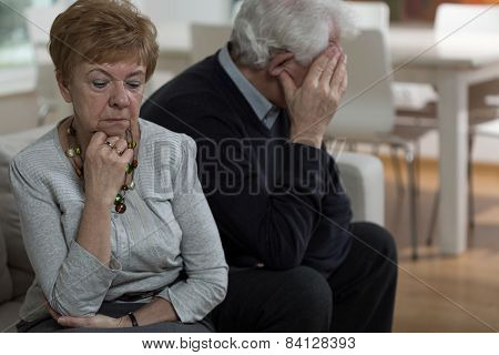Senior Woman Being Offended