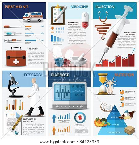 Health And Medical Chart Diagram Infographic
