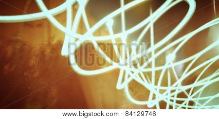 Light Trails, Photo In Motion. Evening Photo, Long Exposure.