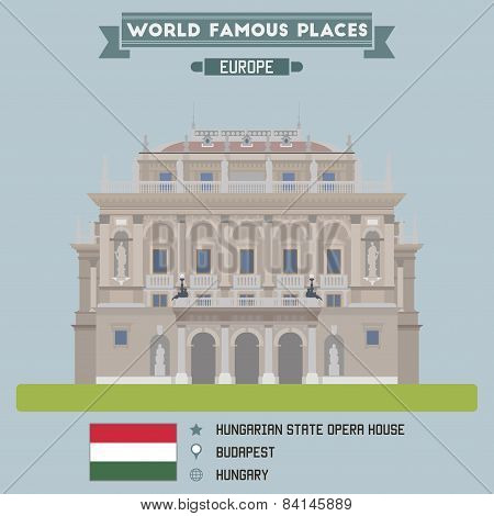 Hungarian State Opera House. Budapest