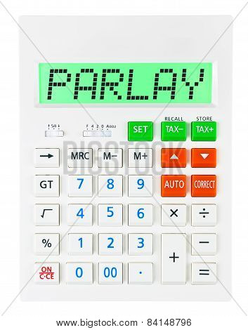 Calculator With Parlay
