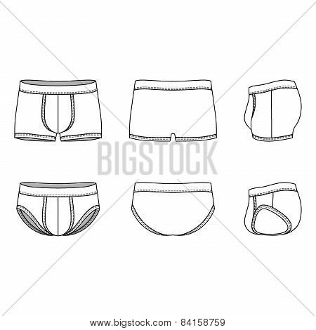 Blank Men's Underwear