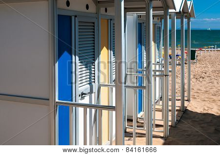 Changing Room On The Beach
