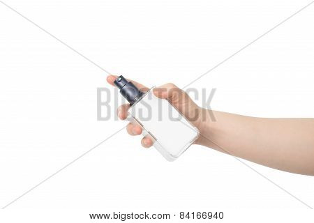 Hand Hold Sqaure Lotion Bottle