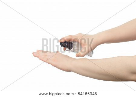 Hand Hold Sqaure Lotion Bottle
