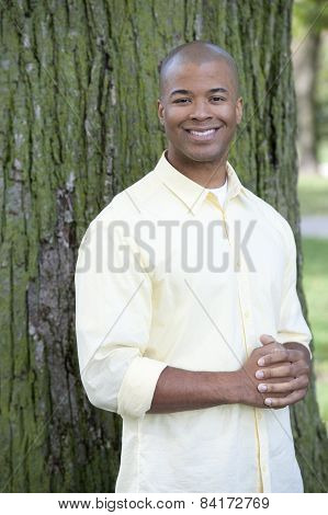 confident happy Afircan American