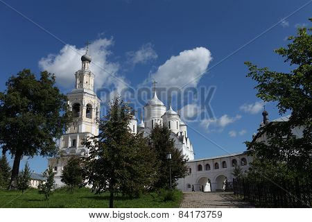 view of Orthodox monastery