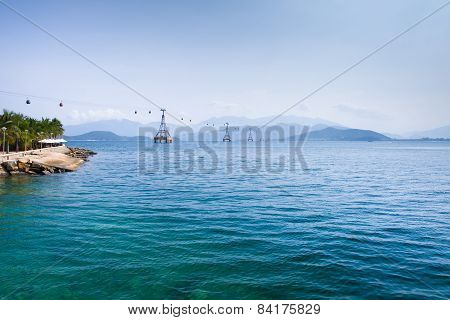 One of the world's longest cable car over sea, Vietnam