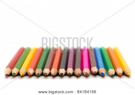 Sharped Colored Crayons