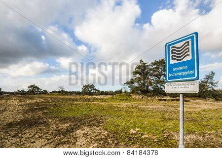 Water Extraction Area In The Netherlands.