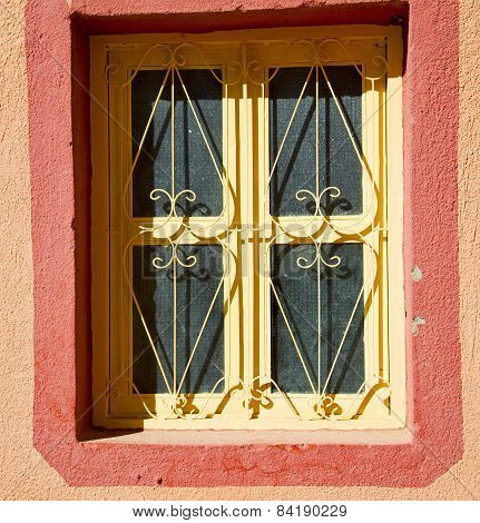 Window In Morocco Africa And Old  Red