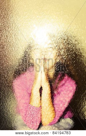 Girl Prays