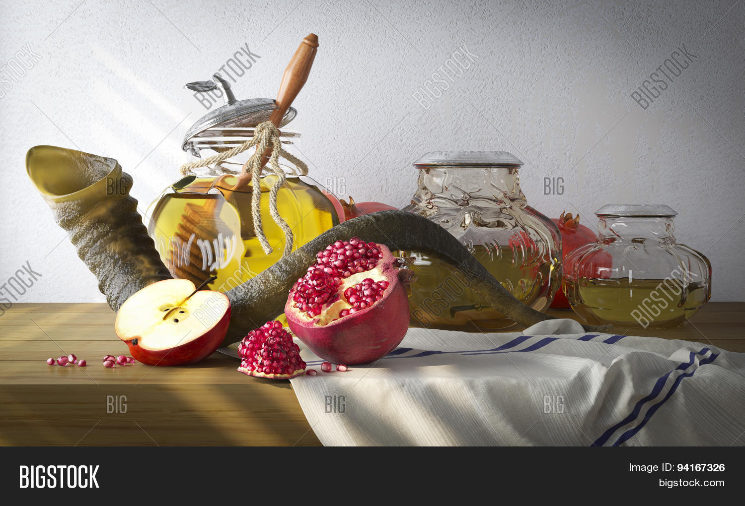 Honey Jar Apples Image & Photo (Free Trial) Bigstock