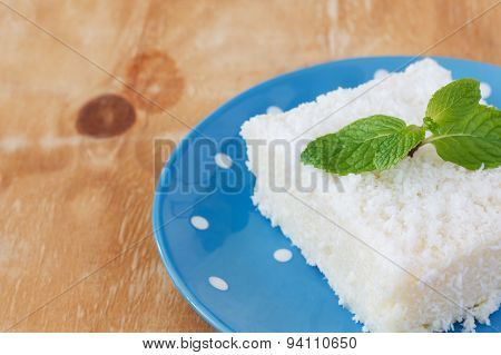 Sweet Couscous (tapioca) Pudding (cuscuz Doce) With Coconut