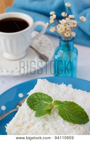 Sweet Couscous (tapioca) Pudding (cuscuz Doce) With Coconut