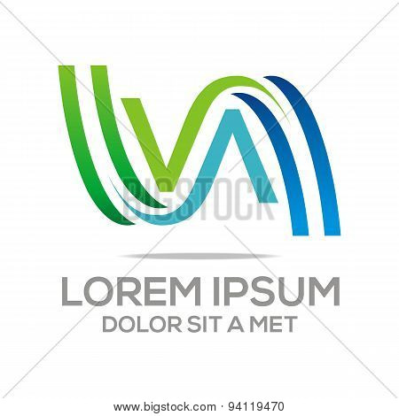 letter n icon vector logo symbol
