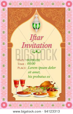 Iftar Party background