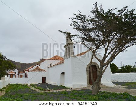 The fairy tale church of La Ampuyenta on Fuerteventura