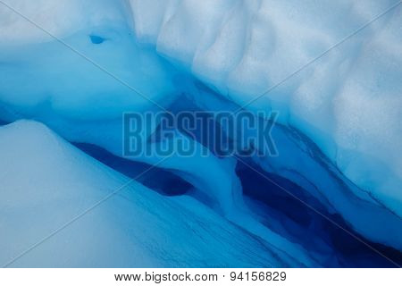 Glacier Water in Crevasse