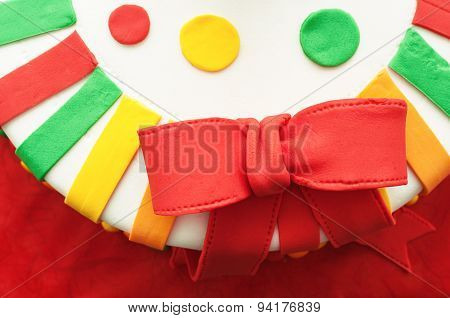 Ribbon On Birthday Cake