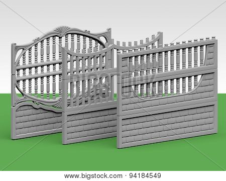 Fence Concrete