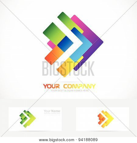 Abstract arrow logo