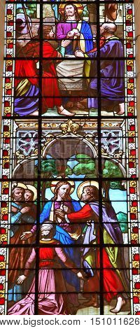 Fleury sur Andelle France - september 7 2016 : the Notre Dame de la Vallee church