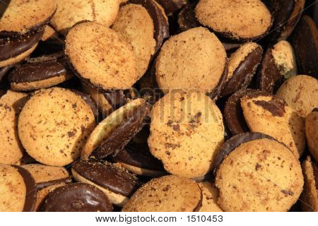 Chokolate dipleri pazarında Duchette altın kurabiye