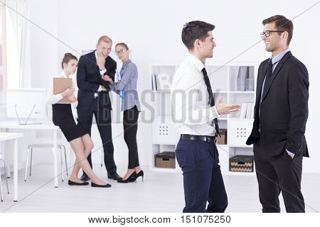 His First Day In A New Job