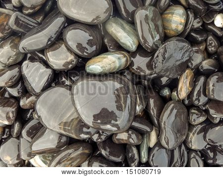 blackground with stone colorful black and white wow in nature