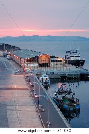 Ranní Hobart Harbour