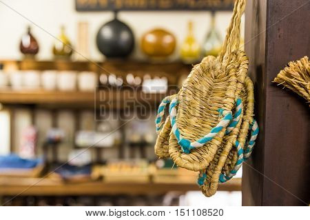 Zori - Traditional Japanese sandals made of rice straw