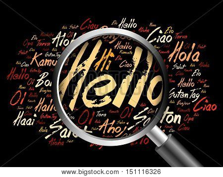 Hello Word Cloud In Different Languages