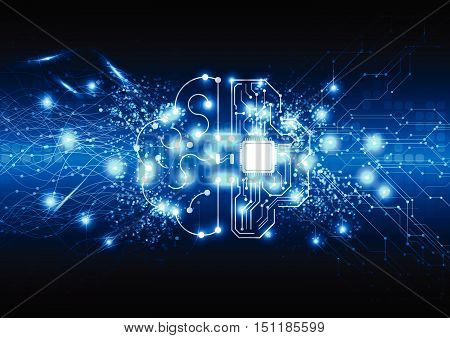 vector abstract background technology illustration
communication network electric