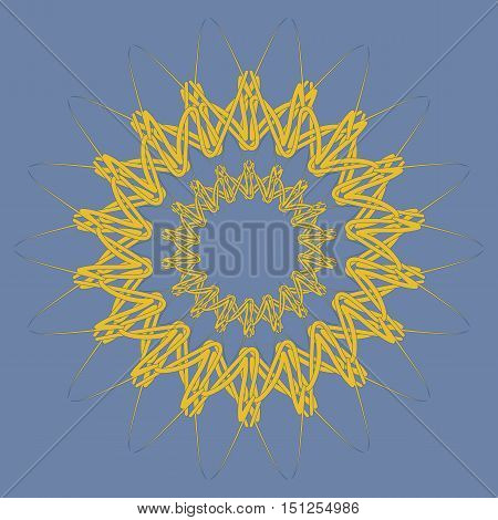 Flourish tiled floral geometric seamless pattern. Abstract oriental background. Wonderland ornament motives of the paintings of arabic mandala. Aribic fabric pattern.