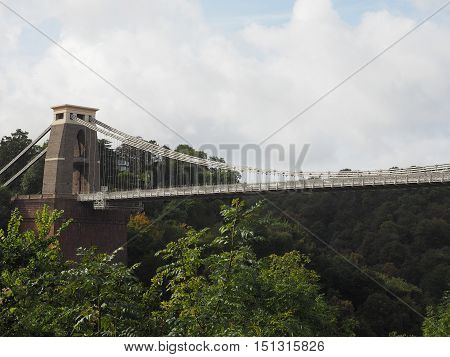 Clifton Suspension Bridge In Bristol
